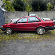 Jyothi Gaddam donated Toyota vehicle
